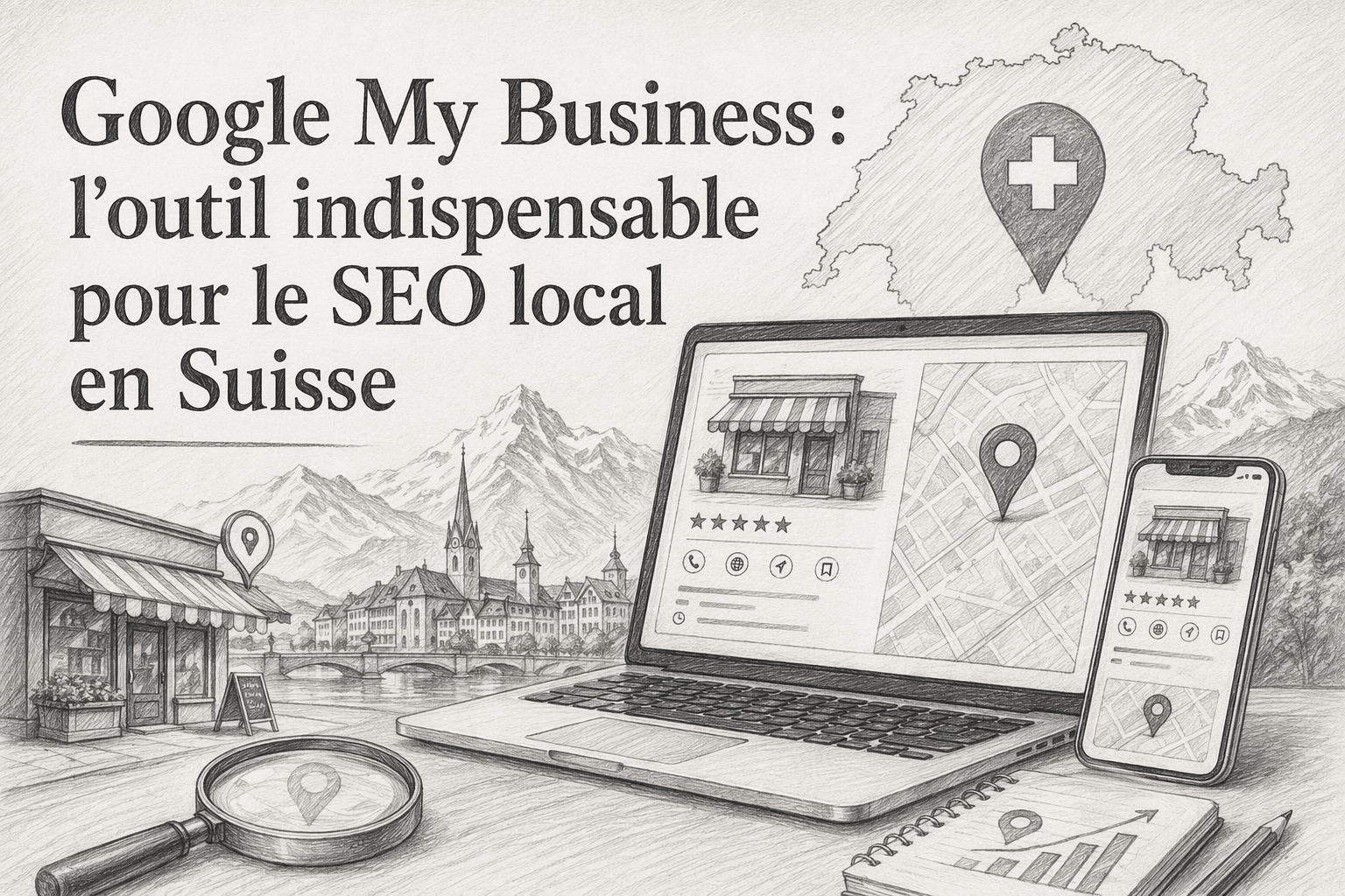 Google My Business : l&rsquo;outil indispensable pour le SEO local en Suisse