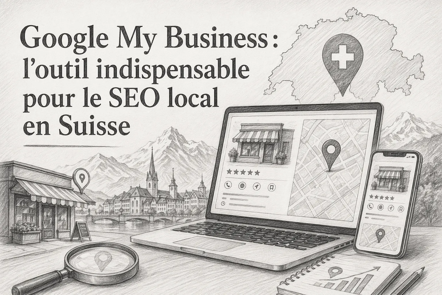 Google My Business : l&rsquo;outil indispensable pour le SEO local en Suisse
