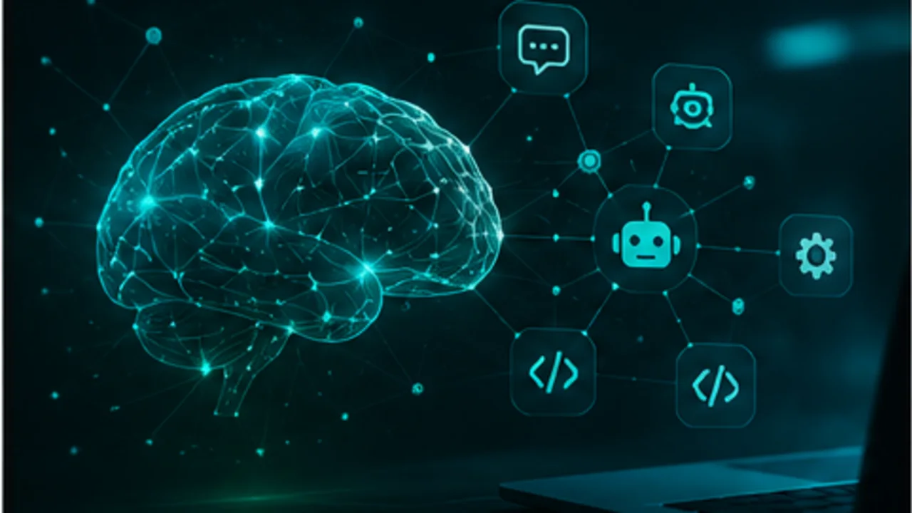 Intelligence artificielle illustrant les usages IA, chatbots et automatisations pour PME