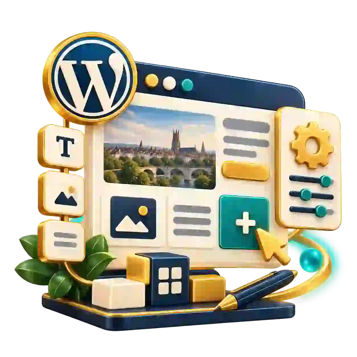 Création de site WordPress sur mesure pour une entreprise à Fribourg