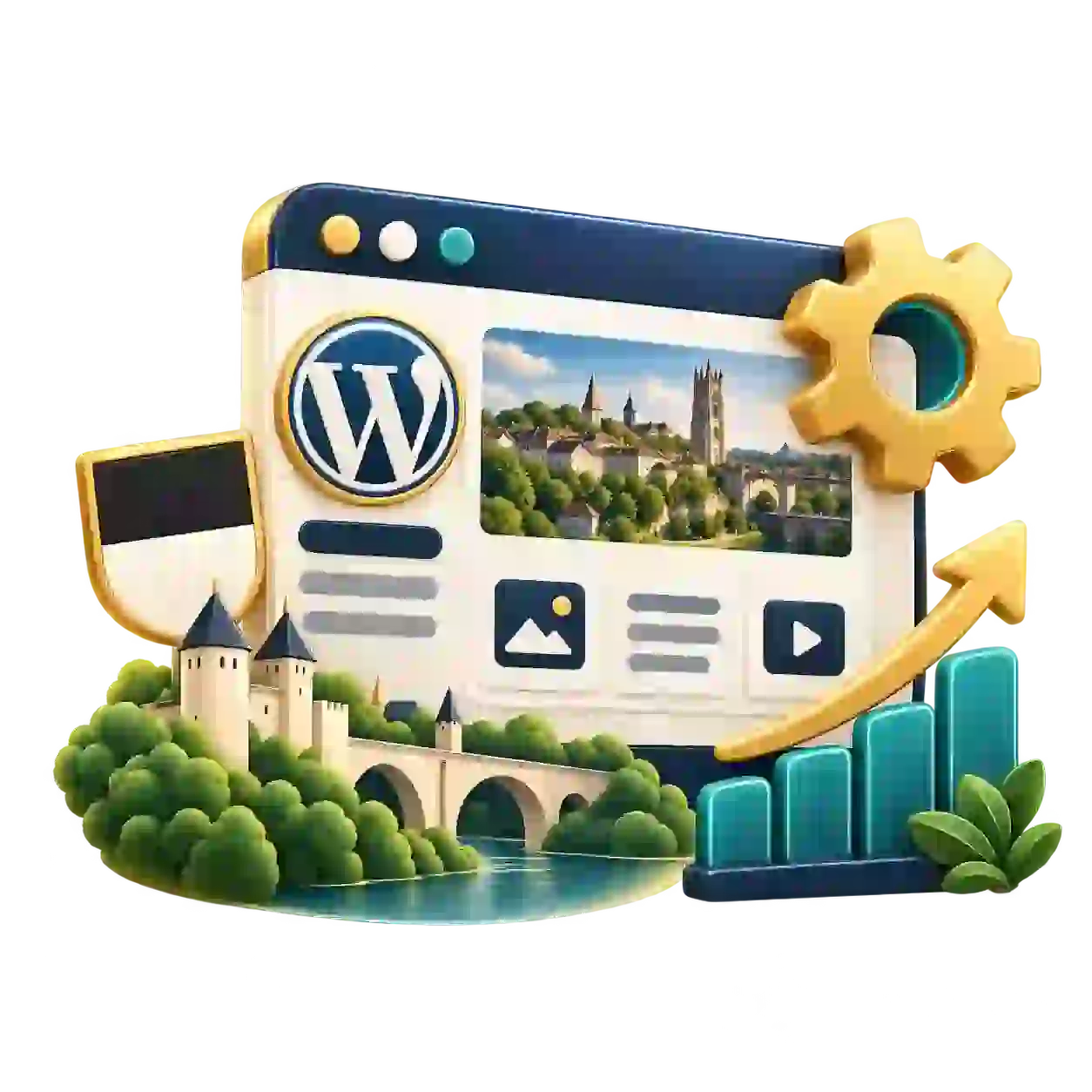 Site WordPress évolutif pour une PME fribourgeoise