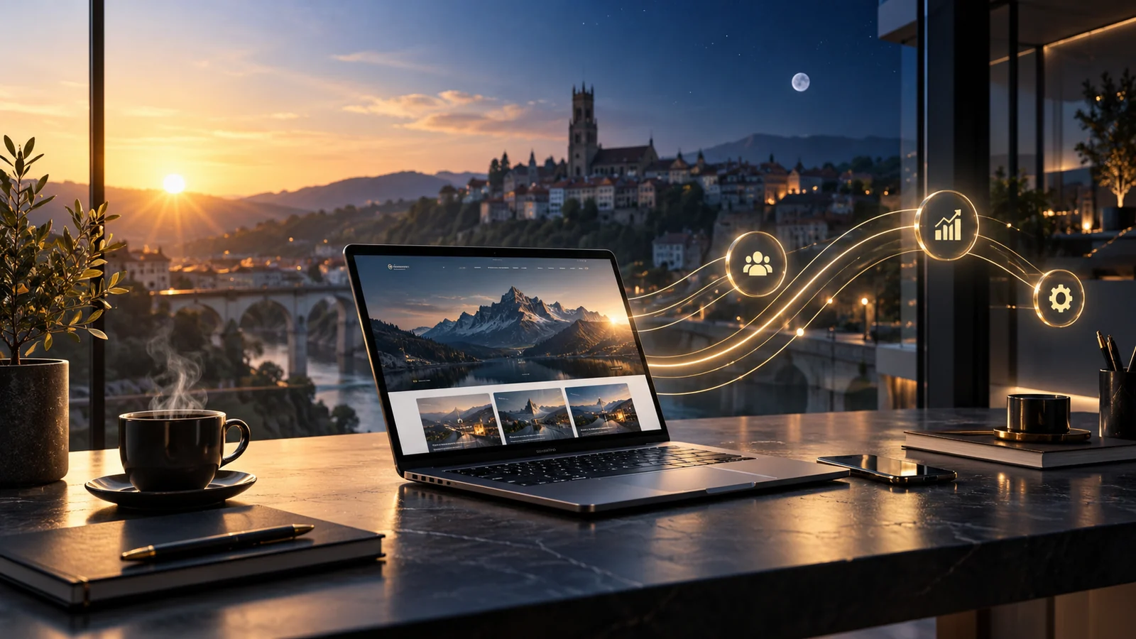 Site internet WordPress premium augmenté par l’IA conçu par Bekaweb pour une PME de Fribourg