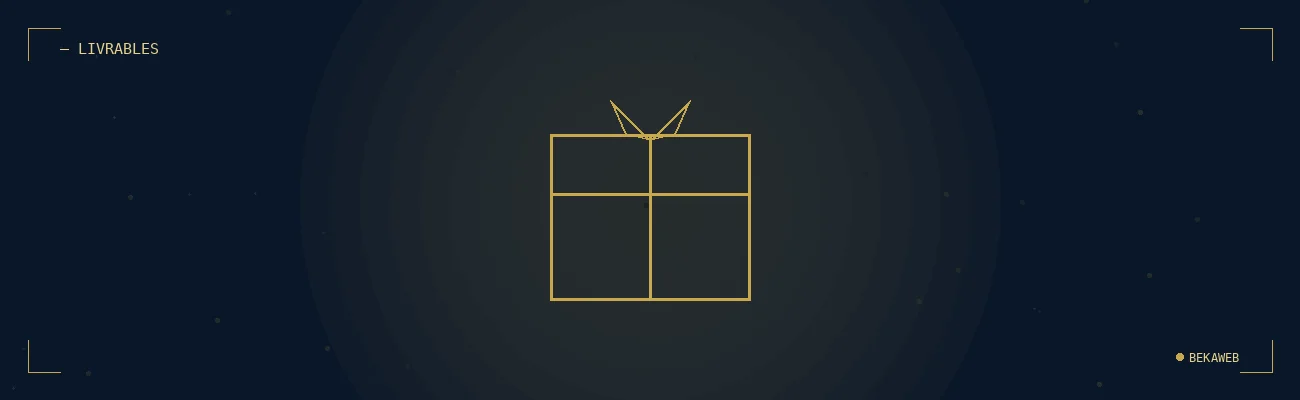 Ce que vous recevez concrètement — Bekaweb